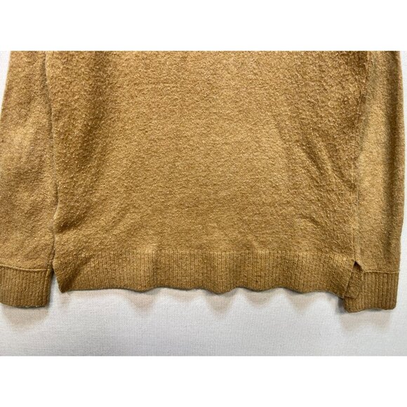 J.Crew Womens Crew Neck Pullover Sweater Medium Tan Knit Long Sleeve Casual - Picture 11 of 12